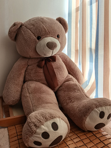 麦德龙 亲亲熊 麦麦熊 毛绒玩具 半人高 抱枕 高乐玩具