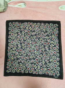 renoma中古日本方巾手帕，100%棉，九成左右新，尺寸4