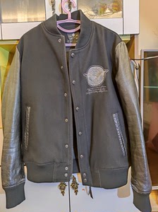 日本roen皮衣男mmj骷髅男皮衣真皮高端皮夹克真皮拼接外套