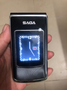 传奇saga-k9s翻盖双屏大字老人手机,接近全新,功能全部