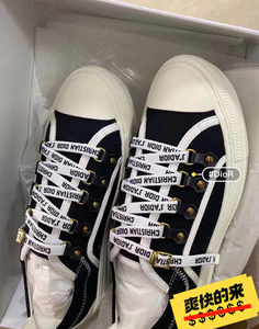 专柜入手迪奥dior帆布鞋 尺码38码,上海专柜7600买的_阿里巴巴找货