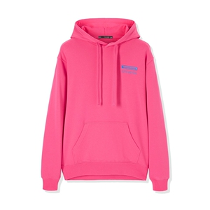 太平鸟卫衣,骚粉色连帽卫衣175xl,无吊牌