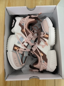 【中国李宁】李宁盘古鞋樱花系列,桃粉色,货号aglq182