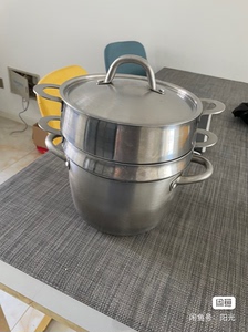 IKEA宜家5L直径23cm，欧巴丽，蒸锅煮锅，高锅深锅，带