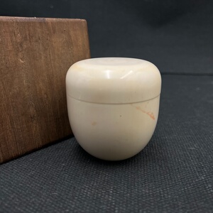 日本回流 牙雕茶枣一件