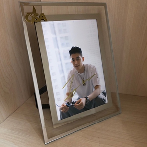 欧豪签名照欧豪签名欧豪周边欧豪亲笔签名照欧豪亲签含玻璃相框和