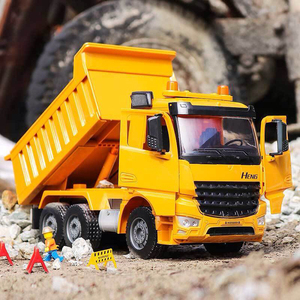 儿童超大号工程车翻斗车玩具小汽车沙滩运输大卡车货车拉土方男孩