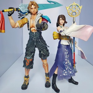 pa改最终幻想10 尤娜 泰达/提达 可动游戏人偶手办模型周