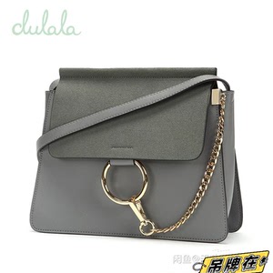鞋柜/杜拉拉dulala牛皮链条圆环包包,黑色,ch*loe