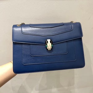 宝格丽蛇头包 双层肩带 镜子 卡 雨衣都在