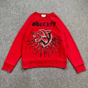 gucci 古驰 鳞片狼头刺绣卫衣 l码/98新/无配件 9