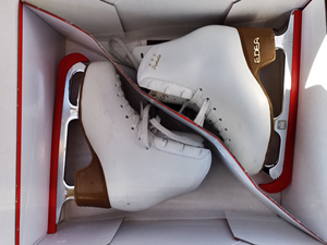 特价出一双 9成新艾迪三星花样冰鞋 mk冰刀 低价转让 20