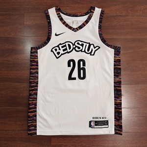 nike nba 篮网队 城市版 球衣 丁威迪 近新无吊 l
