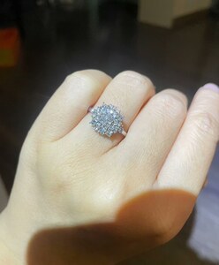 1克拉钻石戒指非周生生周大福谢瑞麟潮宏基通灵ido金至尊en