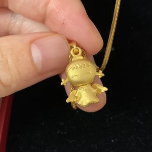 周大福天使宝宝项链