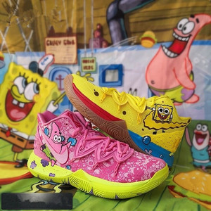 耐克篮球鞋 4款欧文第五代海绵宝宝涂鸦篮球鞋