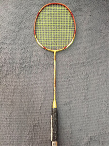 李宁lining羽毛球拍n902代金色红色全碳素林丹单打扣杀