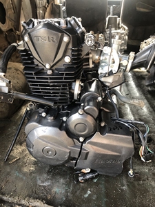 二手摩托车豪爵tsr150发动机带平衡轴正常使用不烧机油.不