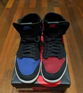 aj1编织 红蓝鸳鸯换新鞋了闲置成色如图 售出非真假问题不退