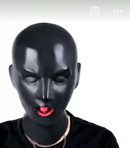 7-0.8mm  牙套77鼻管 乳胶头套 性感情趣头套