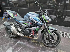 川崎z400摩托全车个性改装贴纸贴膜贴花版画车贴川崎z400