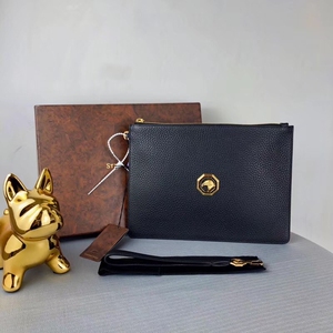 全新全套 斯蒂芬男士手拿包 经典的鹰头标志 尺寸:28×21