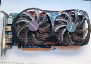 技嘉gxt660-2g游戏显卡 ,换电脑拆机卖,正常使用中