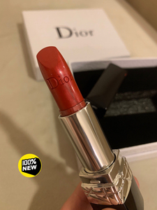 绝版dior迪奥烈艳蓝金999金属鎏金唇膏口红3.5g 绝版