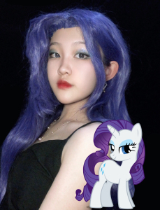 珍奇 小马宝莉 假发 瑞瑞cos mlp