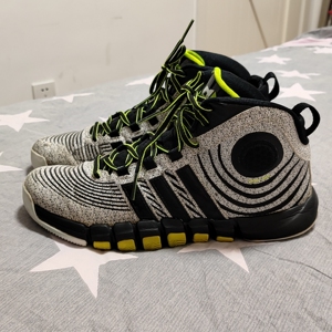 000人付款淘宝正品阿迪达斯绝版howard 4霍华德4代黑黄配色高帮男篮球