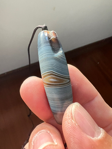 巴克特里亚时期61千年带眼老缠丝玛瑙珠(约1600年)61材质油