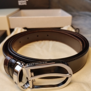 万宝龙/montblanc闲置腰带皮带一条,保真礼盒及礼品袋