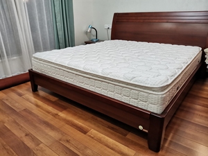 朗萨家私,弹簧乳胶床垫,正反两用,1800*2000,26c