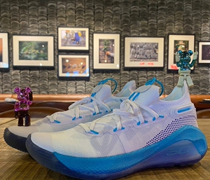 【全新】安德玛 库里6 低帮 雪花圣诞节限定黑白蓝