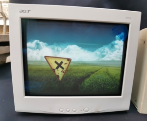 {全新}原装宏碁电脑acer 17英寸crt纯平显示器,型号