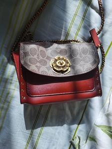 蔻驰包包山茶花,当时觉得好看朋友圈买的,这个价位就不用纠结真