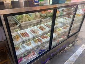 麻辣烫 冒菜 炸串 烧烤展示柜 立式冰柜冰箱(长2.5米高1