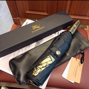 专柜新品burberry雨伞 巴宝莉全自动高级晴雨两用伞 最