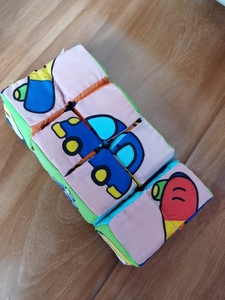 清仓翻翻乐布积木 可任意翻转组合成各种图形 好玩有趣益智玩具