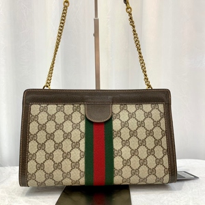 95新 古驰cucci 中古款 经典老花手拿包夹子包 尺寸2