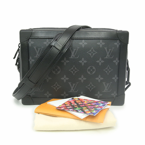 8新]lv soft trunk小号链条包黑色箱子包男款盒子m44730