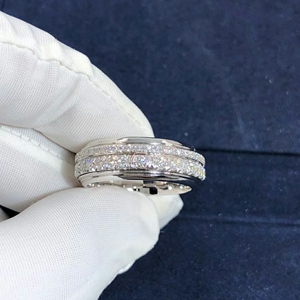 伯爵旋转戒指18k白金