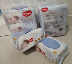 【3包包邮】好奇金装湿巾3包*80抽/包 婴儿湿巾 含阿尔
