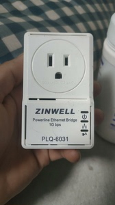 台湾ZINWELL/ PLQ-6031千兆电力猫 ，千兆网口