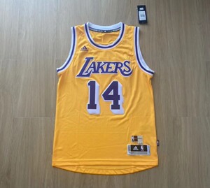 布兰登-英格拉姆阿迪达斯nba洛杉矶湖人复古球衣 s码