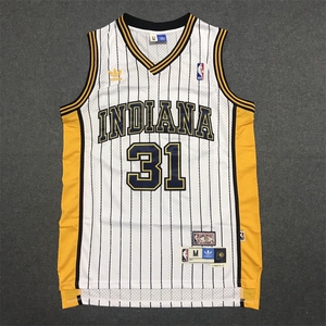 出复古步行者队31号 雷吉 米勒 球衣 xxl码适合180