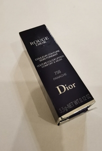 400人付款淘宝dior迪奥烈艳蓝金唇膏口红756(新)带包装盒,礼袋,全新