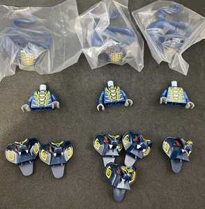 乐高绝版njo040,乐高幻影忍者绝版蛇怪蓝蛇王斯卡勒,成色