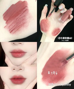 香奈儿丝绒雾面唇釉196奶茶色爆火款,仅试色,购于丝芙兰
