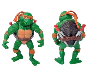 捡漏,忍者神龟手办6个装手办模型,怀旧男孩玩具.